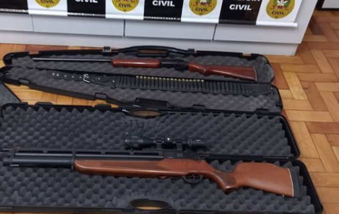 Polícia Civil apreende arma de fogo em Paraíso