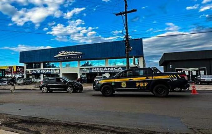 Colisão mobiliza forças de segurança na Willy Barth em São Miguel do Oeste