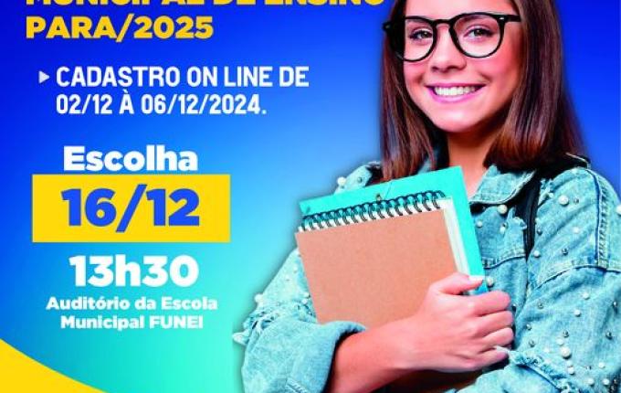 Educação de Itapiranga abre inscrições para 80 vagas de estágio