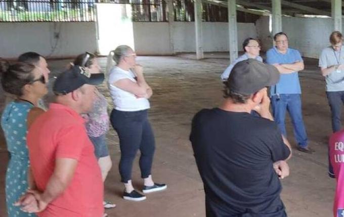 CCO da ExpoCedro 2023 visita parque de exposições