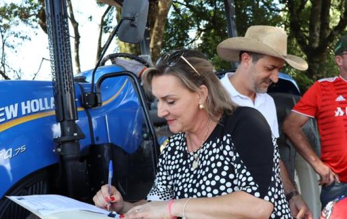 Patrulha agrícola da grande Taborda recebe novo maquinário