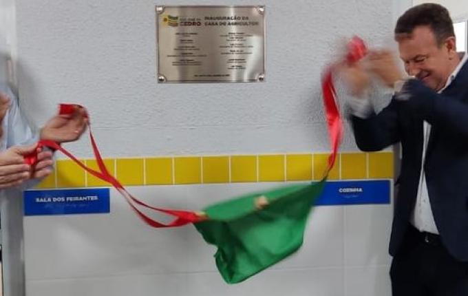Inauguração da Casa do Agricultor foi realizada hoje no Município de São José do Cedro/SC