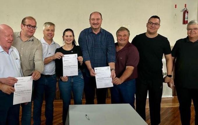 Bancada do Oeste entrega R$ 8 milhões para a construção do Contorno Viário Sul de Pinhalzinho