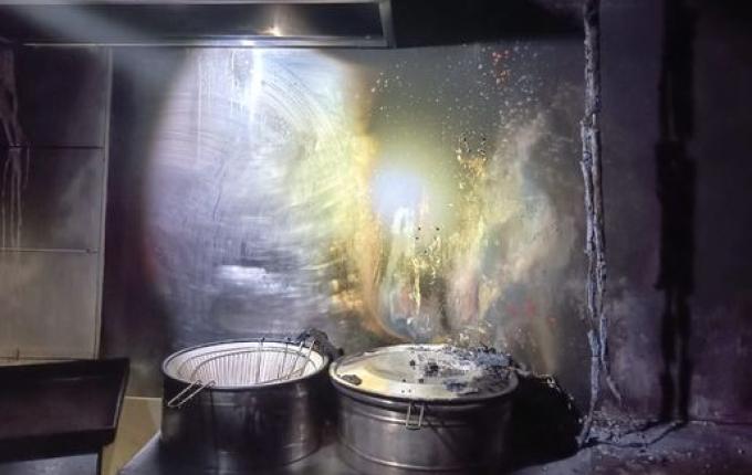 Incêndio atinge cozinha de restaurante no centro de Guaraciaba