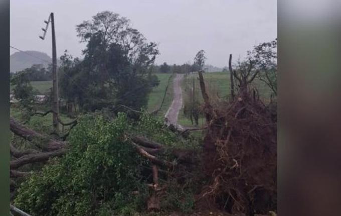 Após temporal, Celesc mobiliza mais de 25 equipes para restabelecer energia no Oeste catarinense
