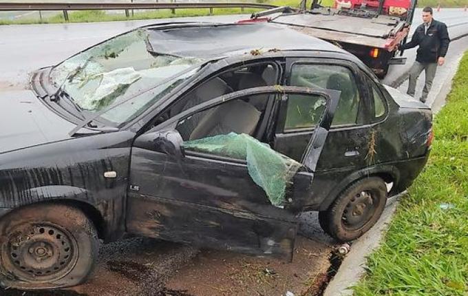 Motorista embriagado dirige pelo acostamento da contramão e é preso na BR-282
