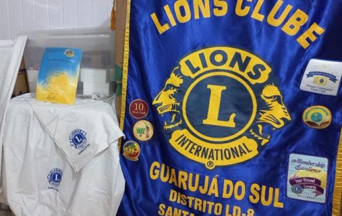 Lions Clube auxilia com materiais o Hospital de Guarujá do Sul