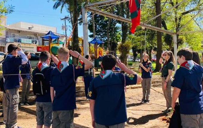Grupo de Escoteiros de Itapiranga recebe evento regional