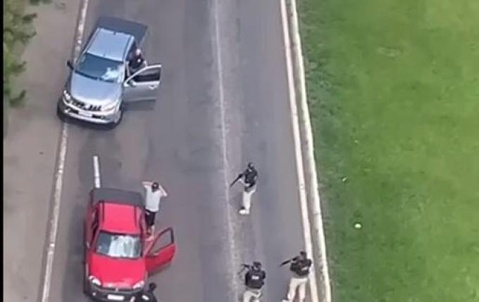 Com apoio do SAER, forças de segurança prendem homem e localizam criança desaparecida