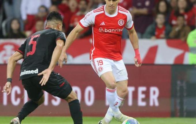 Com gol de Borré, Inter empata com o Atlético-GO no Beira-Rio