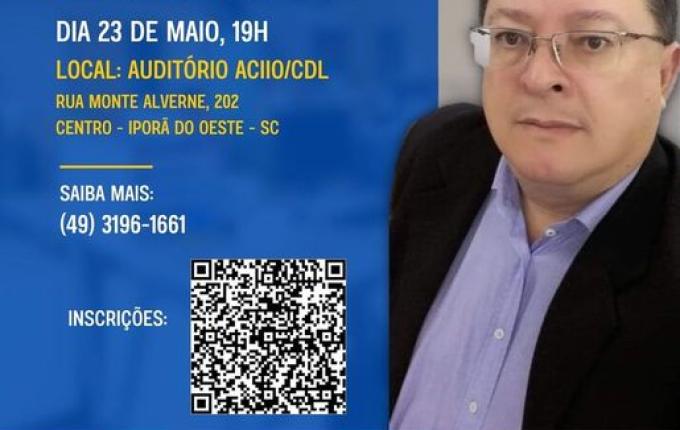 Palestra "Como Vender para o Poder Público" acontece nesta quinta feira em Iporã do Oeste