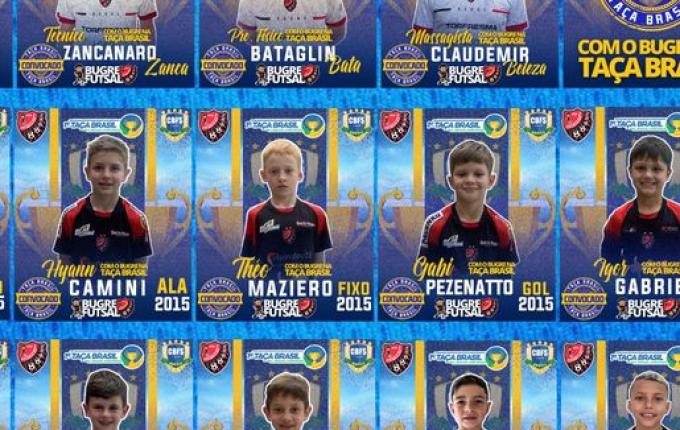 Bugre conhece adversários na Taça Brasil de Futsal Sub 08