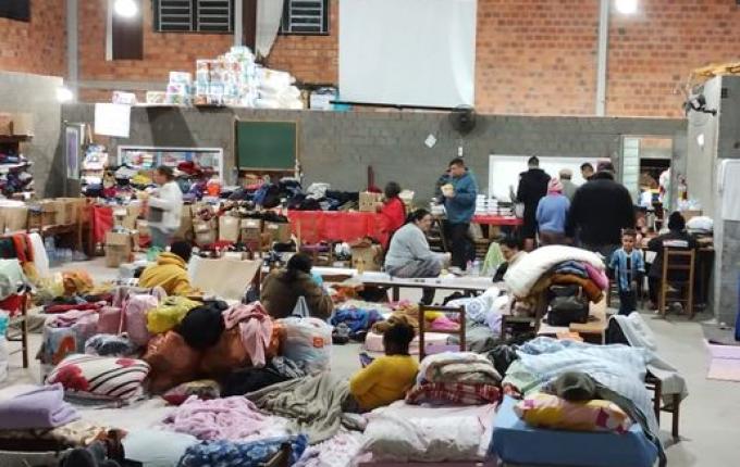 Paróquia de Itapiranga realiza campanha de doações para famílias do RS