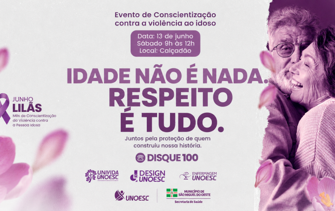 São Miguel promove ação de conscientização contra a violência à pessoa idosa neste sábado