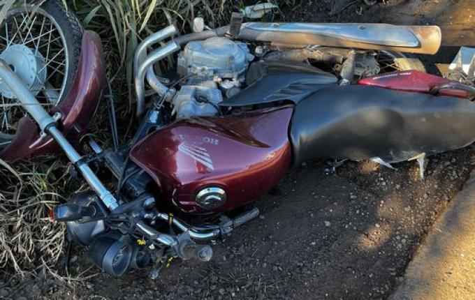 VÍDEO: Motociclista é socorrido em estado grave após acidente na BR 282, em SMO