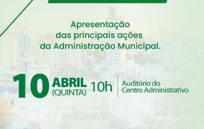 Zanardi apresenta balanço dos 100 dias de governo nesta quinta em SMO