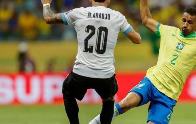 Brasil empata contra Uruguai, com gol de Gerson, pelas Eliminatórias da Copa