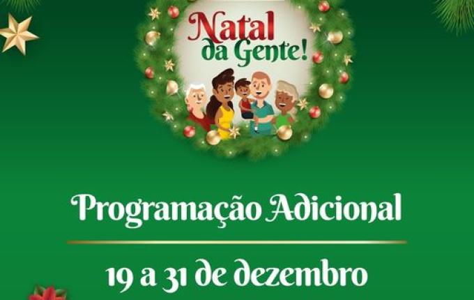 Município lança eventos adicionais à programação do “Natal da Gente”