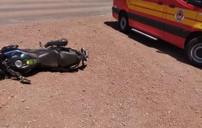 Mulheres ficam feridas em colisão entre motos na SC-163 em Itapiranga