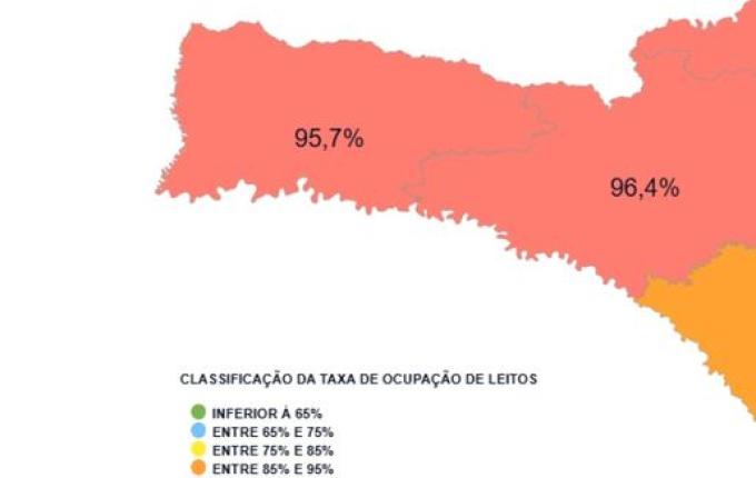 Região de SC tem 100% de ocupação nos leitos de UTI para crianças e adultos