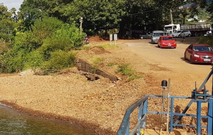 Baixa do Rio Uruguai dificulta a navegação