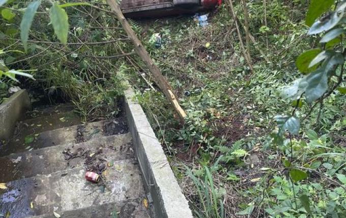 Saída de pista na BR-163 deixa quatro feridos em Guaraciaba