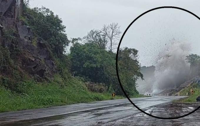 DNIT marca mais uma detonação de rochas para esta semana em Guaraciaba