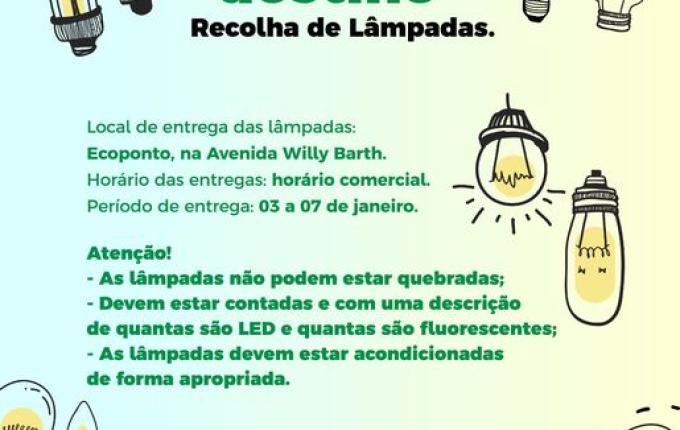 São Miguel lança campanha para descarte adequado de lâmpadas