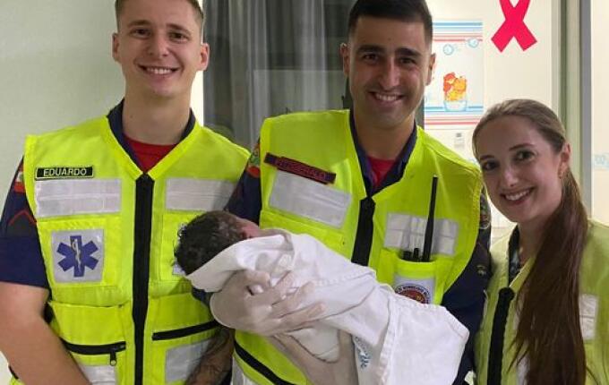 Gestante dá à luz antes da chegada dos bombeiros em Xanxerê