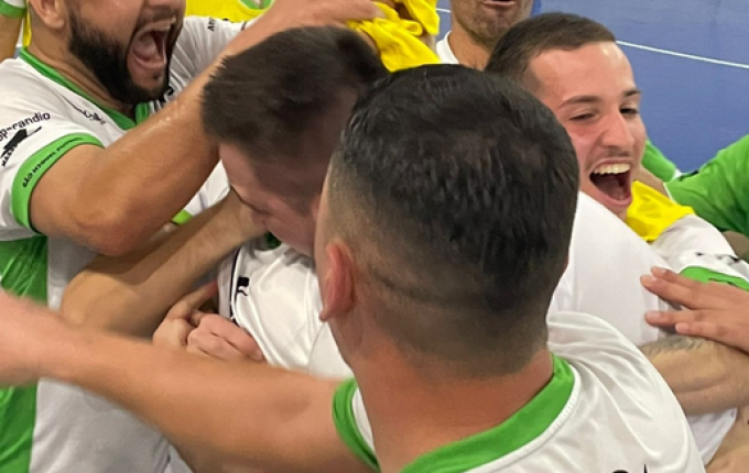 São Miguel Futsal goleia Luzerna e garante vantagem para a decisão em casa