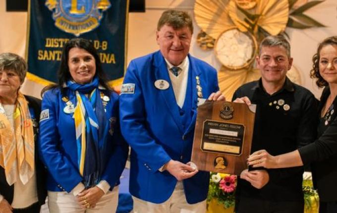 Lions Clube Iporã do oeste é agraciado com título Melvin Jones