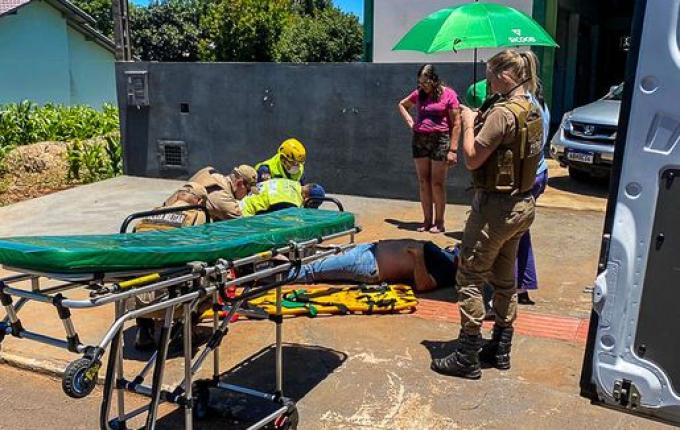 Homem é atropelado e motorista foge sem prestar socorro em São Miguel do Oeste