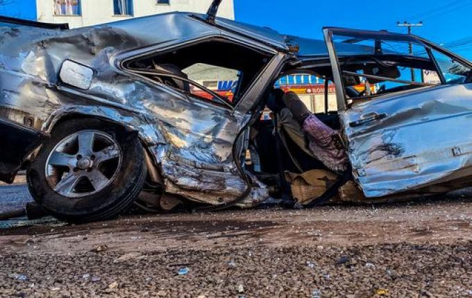 Câmera registra grave acidente na Willy Barth em SMO; vídeo