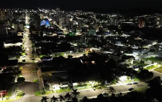 Programa LED 100% alcança todo o perímetro urbano de São Miguel do Oeste