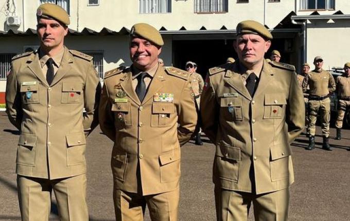 Polícia e Bombeiros realizam solenidade de promoção de militares em SMOeste