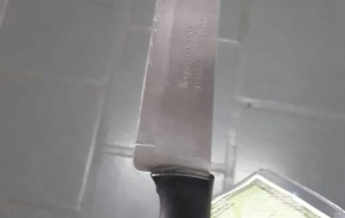 Preso beneficiado com saída temporária é pego com faca no centro