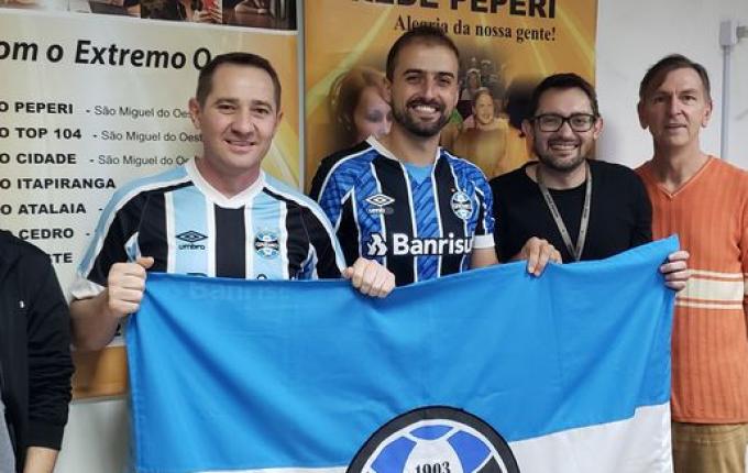 Evento de lançamento da Associação dos Gremistas de Iporã do Oeste será nesta quarta-feira