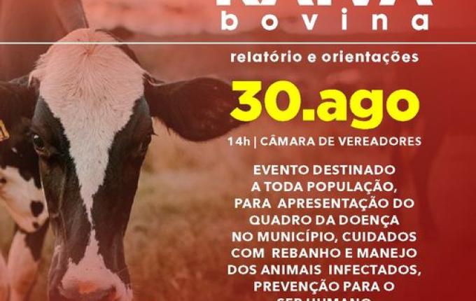 Encontro discute avanço da raiva em Belmonte após casos confirmados em bovinos