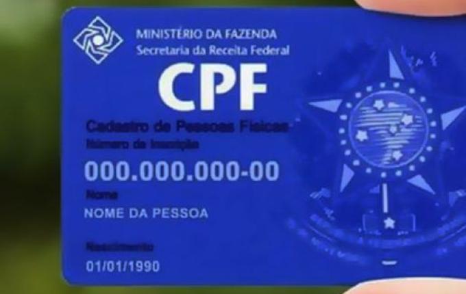 Sancionada lei que torna o CPF único registro de identificação