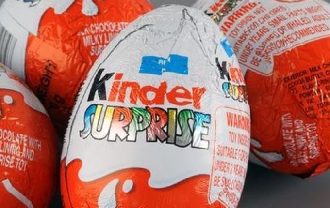 Anvisa recebe alerta internacional sobre salmonela em Kinder Ovo