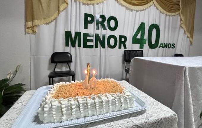 Pró Menor comemora 40 anos com missa de ação de graças