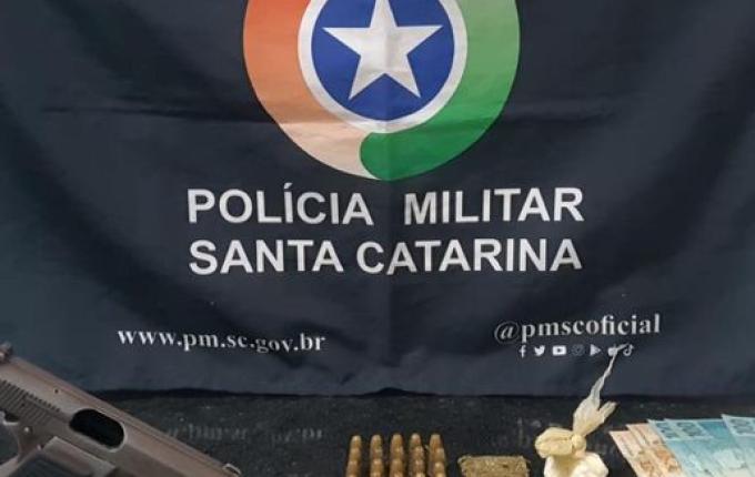 Homem é preso por tráfico internacional de drogas e de arma