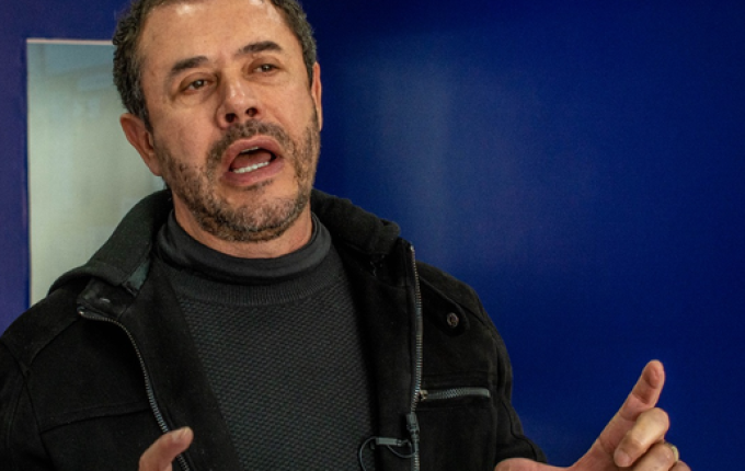 CEO e fundador da KNN Idiomas, Reginaldo Boeira visita unidade de São Miguel