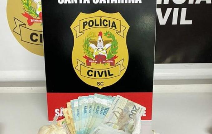 Homem é preso com droga em São Lourenço do Oeste