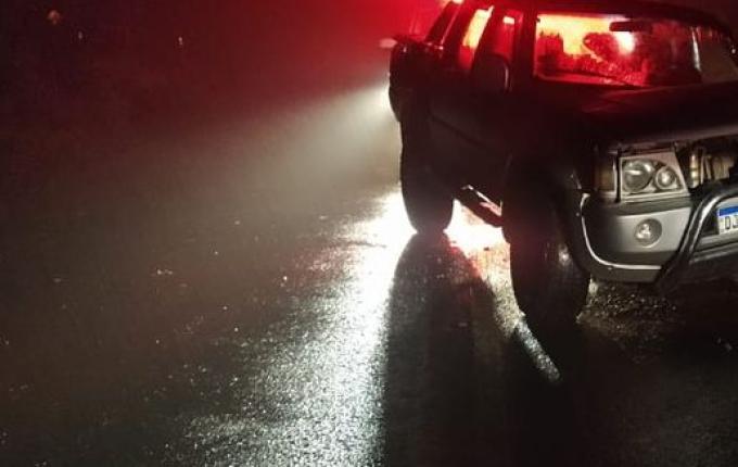 Mulher fica ferida em acidente na SC 305 em Anchieta