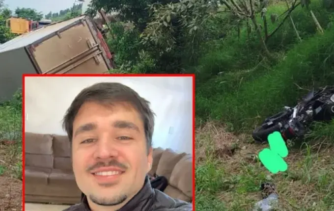 Motociclista que morreu em acidente na BR 282 será velado em SMOeste