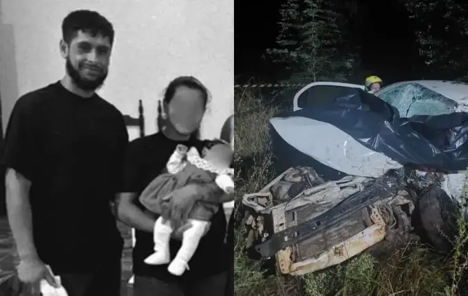 "Coração em pedaços": quem eram pai e bebê mortos em acidente no Meio-Oeste de SC