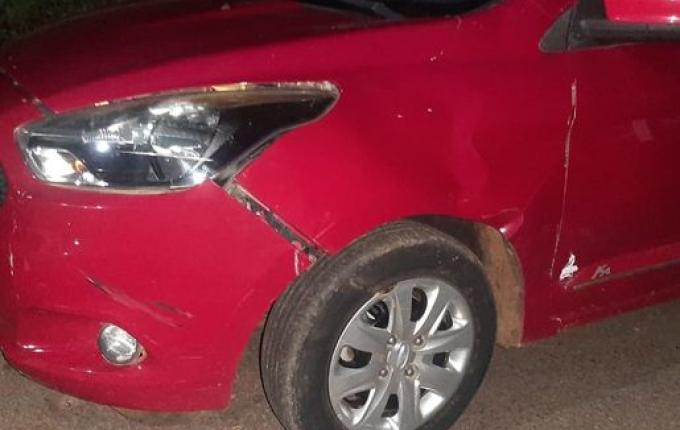 Colisão entre carro e moto é registrada em Itapiranga