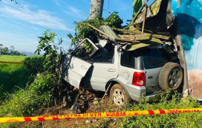 Homem morre em acidente na SC-163, em Itapiranga