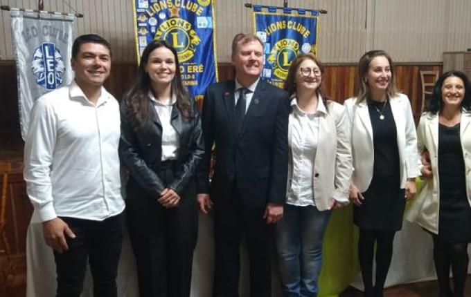 Lions Clube de Campo Erê empossa nova diretoria